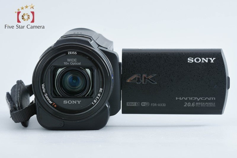 SONY HANDYCAM FDR-AX30 Digital 4K Camcoder [Multiple Languages] from Japan