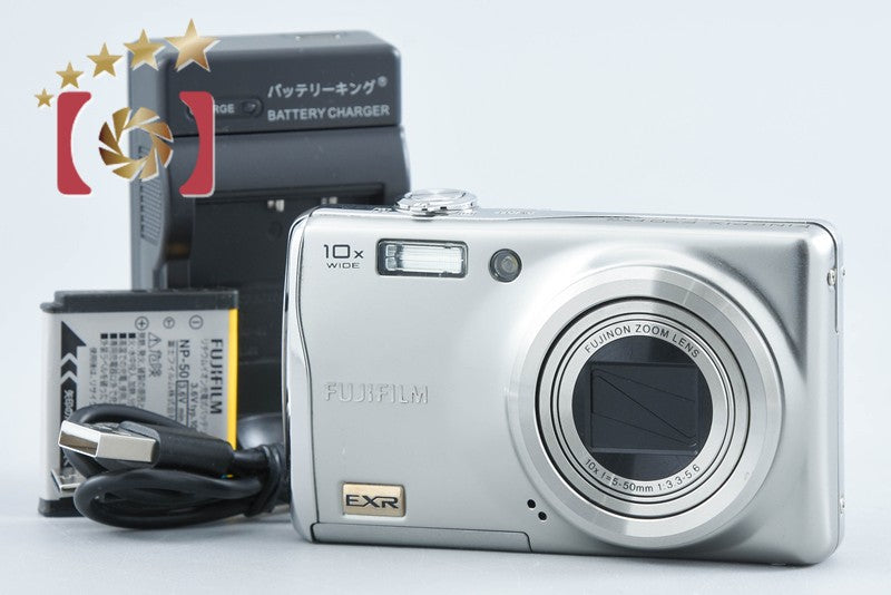 Fujifilm FinePix F70EXR Silver 10.0 MP Digital Camera from Japan