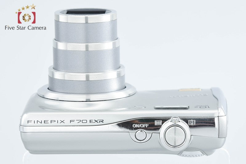 Fujifilm FinePix F70EXR Silver 10.0 MP Digital Camera from Japan