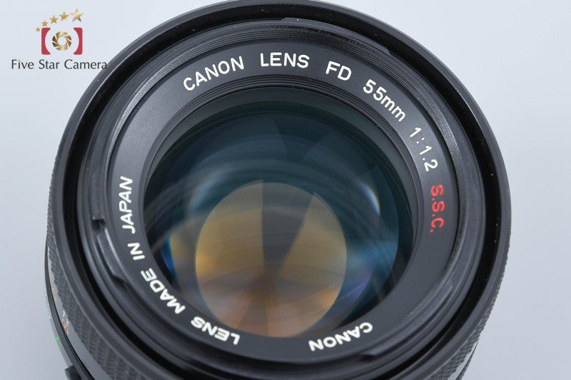 Canon FD 55mm f/1.2 S.S.C. from Japan