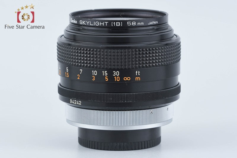 Canon FD 55mm f/1.2 S.S.C. from Japan