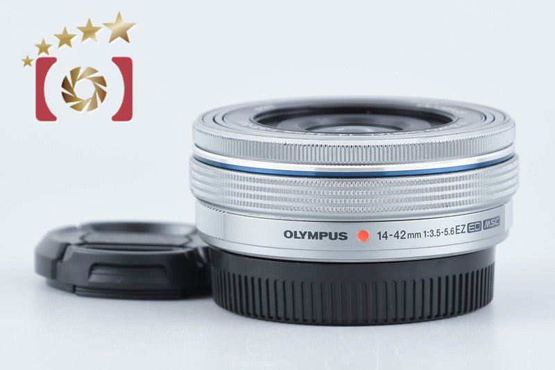 OLYMPUS M.ZUIKO DIGITAL ED 14-42mm f/3.5-5.6 EZ Silver from Japan