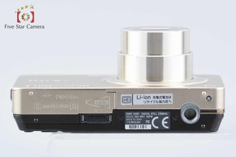 Sony Cyber-shot DSC-WX1 Gold Digital Camera [Japanese Language Only] from Japan