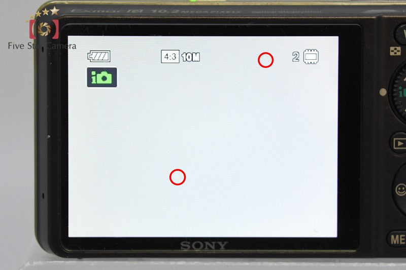 Sony Cyber-shot DSC-WX1 Gold Digital Camera [Japanese Language Only] from Japan