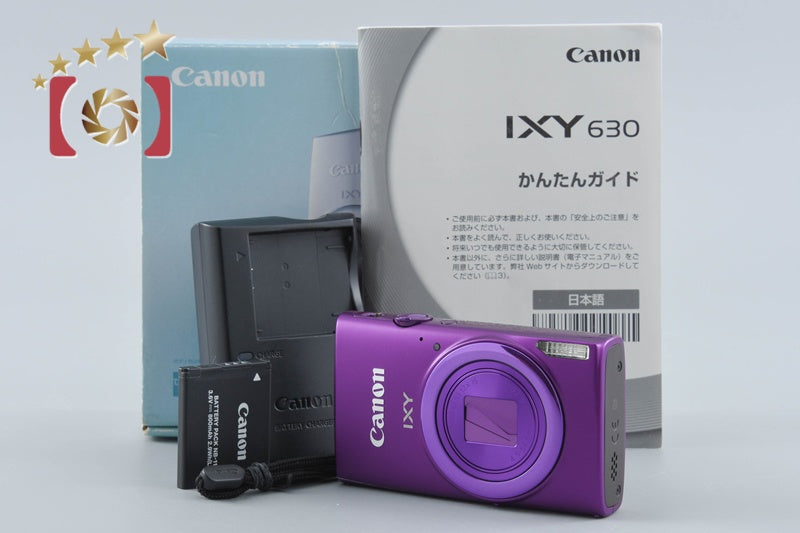 Canon IXY 630 Purple 16.0 MP Digital Camera w/ Box from Japan