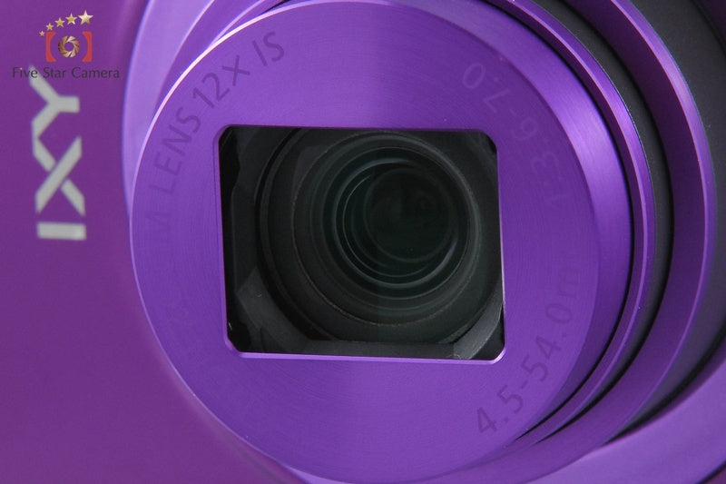 Canon IXY 630 Purple 16.0 MP Digital Camera w/ Box from Japan
