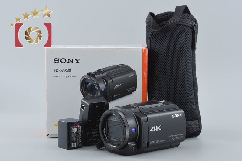 SONY HANDYCAM FDR-AX30 Digital 4K Camcoder [Multiple Languages] from Japan