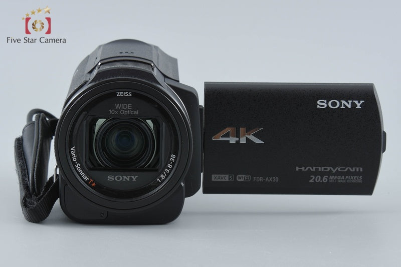 SONY HANDYCAM FDR-AX30 Digital 4K Camcoder [Multiple Languages] from Japan