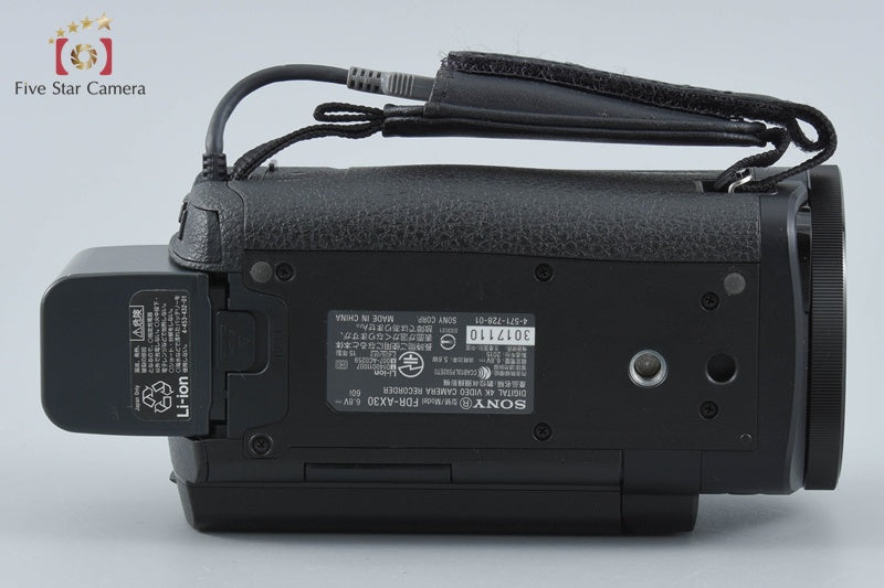 SONY HANDYCAM FDR-AX30 Digital 4K Camcoder [Multiple Languages] from Japan