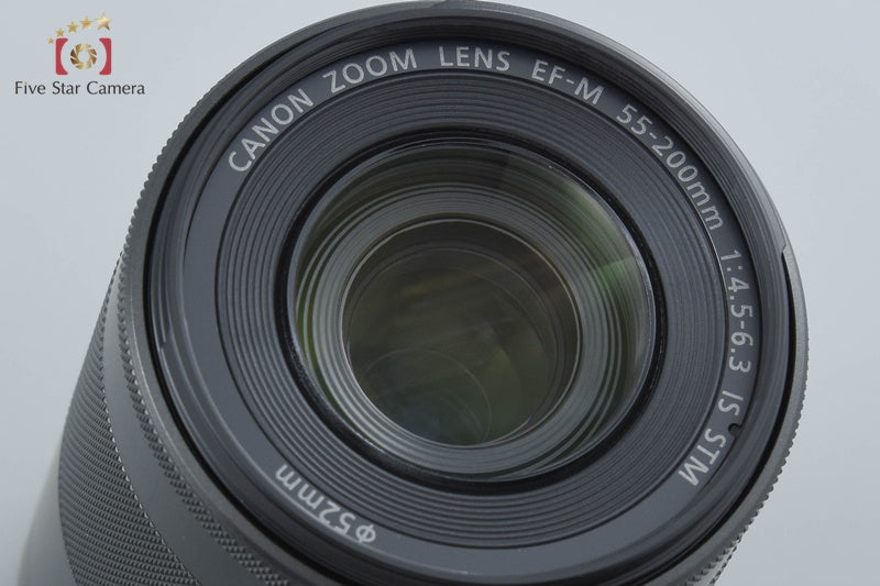 Canon EF-M 55-200mm f/4.5-6.3 IS STM Black from Japan