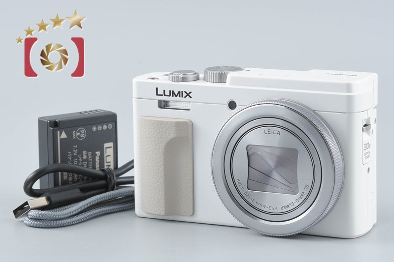 Panasonic LUMIX DC-TZ95D White 20.3 MP Digital Camera from Japan
