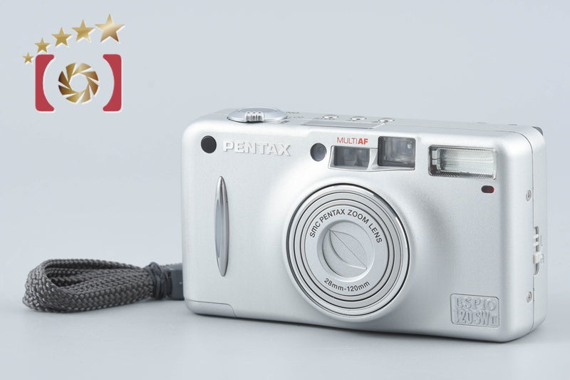 Pentax ESPIO 120SWII Silver 35mm Point & Shoot Film Camera from Japan
