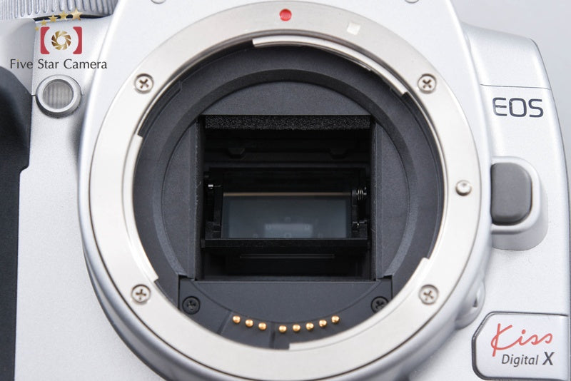 Canon EOS Kiss Digital X Silver 10.1 MP Digital SLR Camera Body from Japan