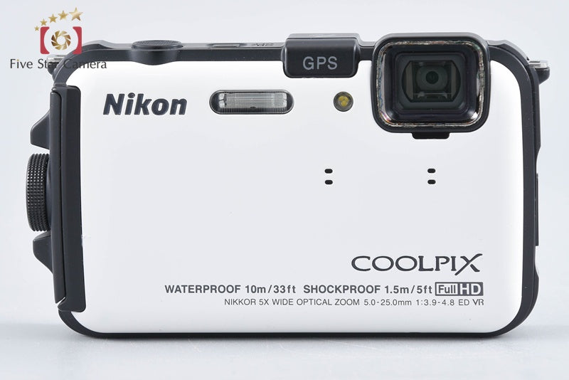 Nikon COOLPIX AW100 Natural White 16.0 MP Digital Camera from Japan
