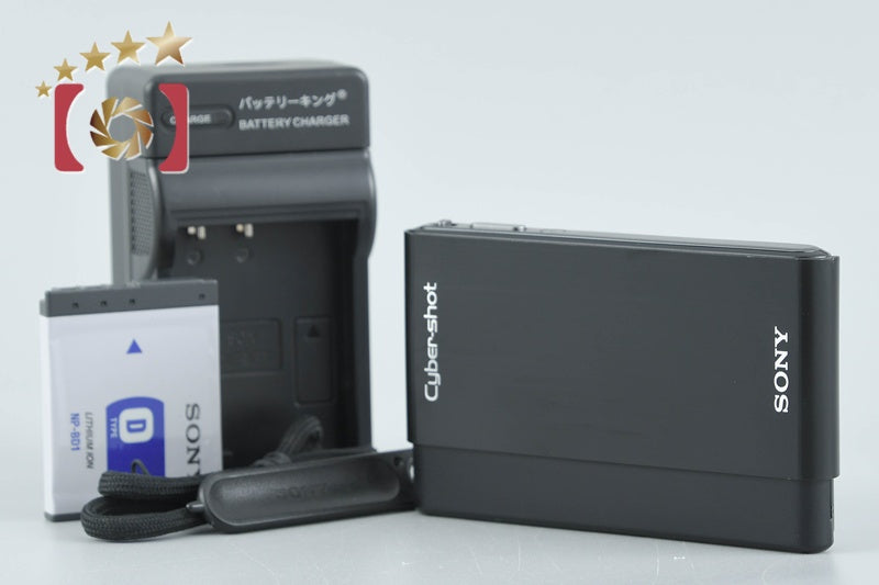 Sony Cyber-Shot DSC-T77 Black Digital Camera [Japanese Lanuage Only] from Japan