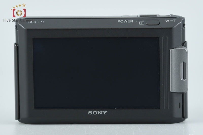 Sony Cyber-Shot DSC-T77 Black Digital Camera [Japanese Lanuage Only] from Japan