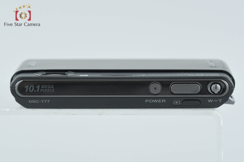 Sony Cyber-Shot DSC-T77 Black Digital Camera [Japanese Lanuage Only] from Japan