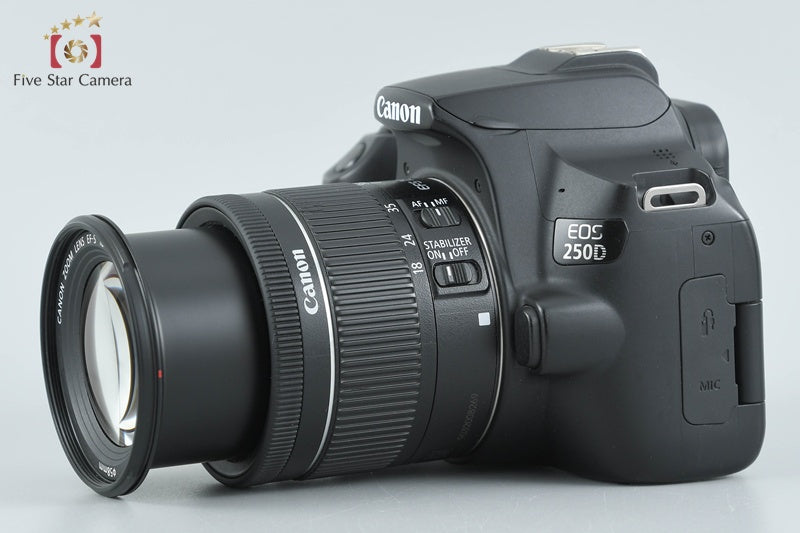 Canon EOS 250D / Rebel SL3 / Kiss X10 / 200DII 24.1 MP 18-55 Lens from Japan