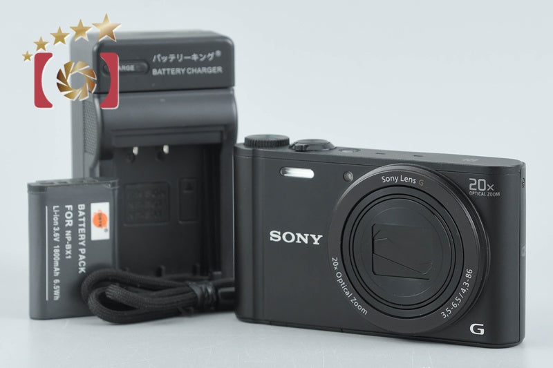 Sony Cyber-Shot DSC-WX350 Black Digital Camera [Multiple Languages] from Japan