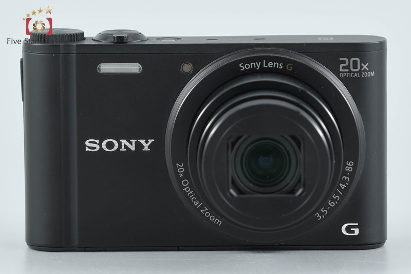 Sony Cyber-Shot DSC-WX350 Black Digital Camera [Multiple Languages] from Japan