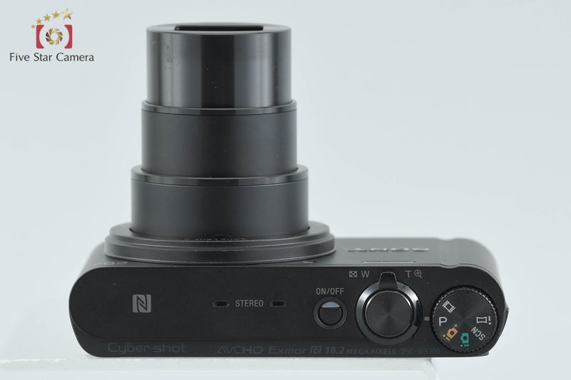 Sony Cyber-Shot DSC-WX350 Black Digital Camera [Multiple Languages] from Japan