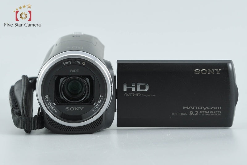 SONY HANDYCAM HDR-CX675 Black Video Camera [Multiple Languages] from Japan