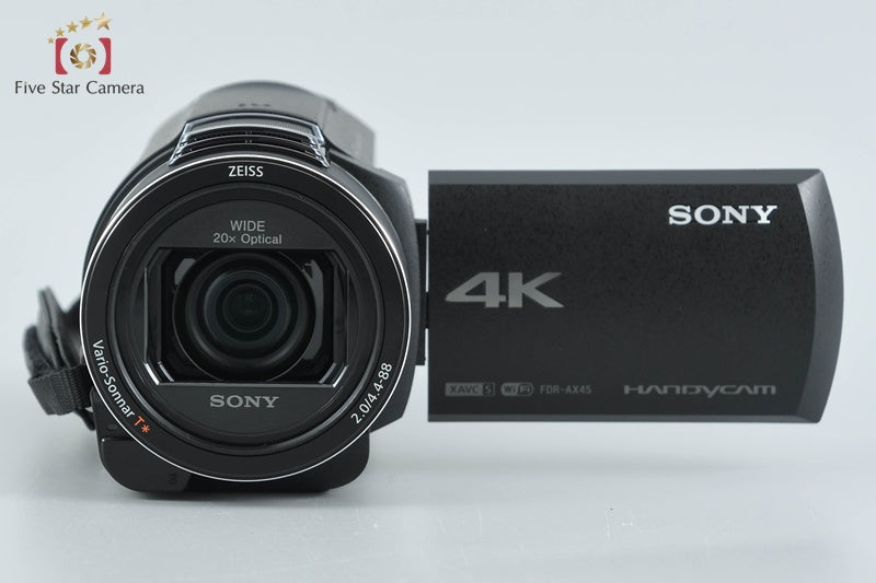 SONY HANDYCAM FDR-AX45A Black Digital Camcorder [Multiple Languages] from Japan