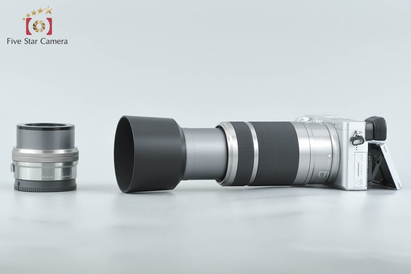 Sony α6400 ILCE-6400 Silver 16-50 55-210 Lenses [Multiple Languages] from Japan