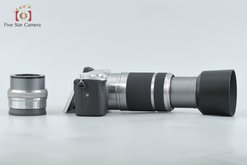 Sony α6400 ILCE-6400 Silver 16-50 55-210 Lenses [Multiple Languages] from Japan
