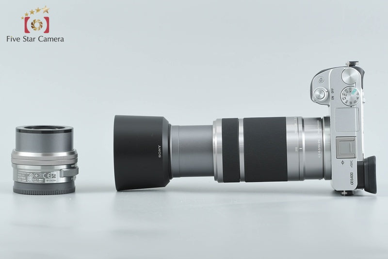 Sony α6400 ILCE-6400 Silver 16-50 55-210 Lenses [Multiple Languages] from Japan