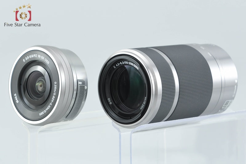 Sony α6400 ILCE-6400 Silver 16-50 55-210 Lenses [Multiple Languages] from Japan