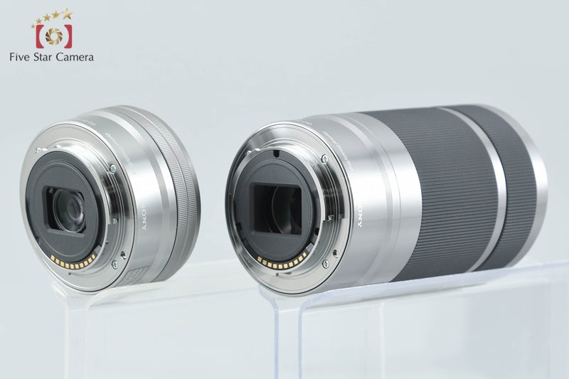 Sony α6400 ILCE-6400 Silver 16-50 55-210 Lenses [Multiple Languages] from Japan