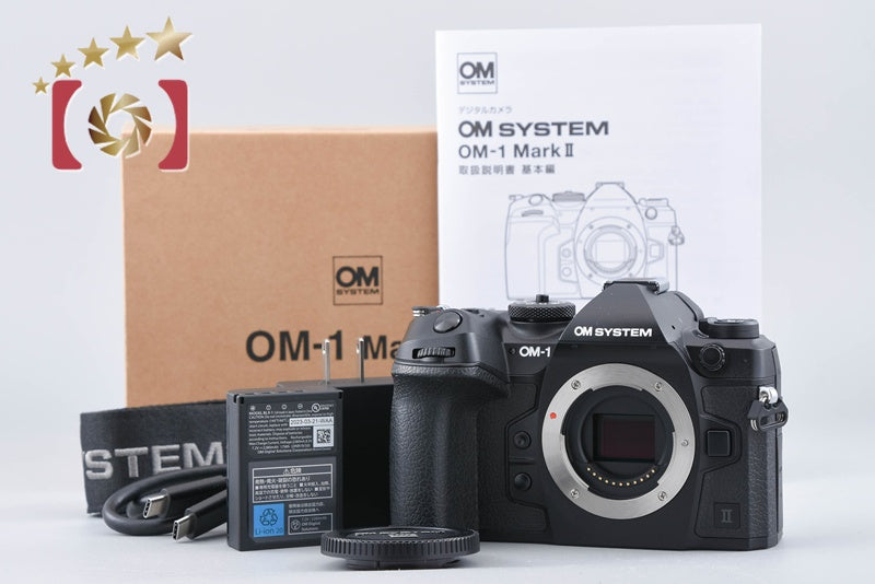 OM SYSTEM OLYMPUS OM-1 Mark II Black 20.3MP Digital Mirrorless Camera from Japan