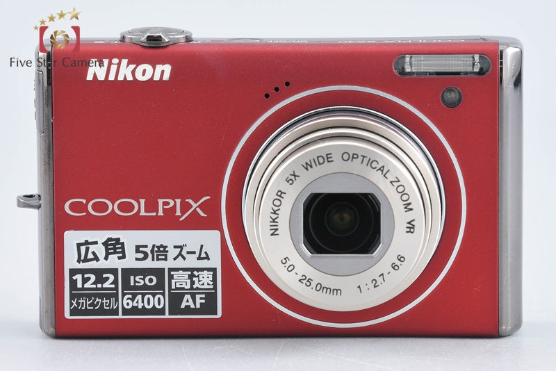 Nikon COOLPIX S640 Prime Red 12.2 MP Digital Camera from Japan