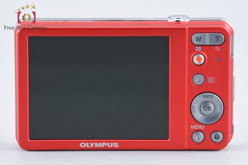 Olympus VG-120 Red 16.0 MP Digital Camera from Japan