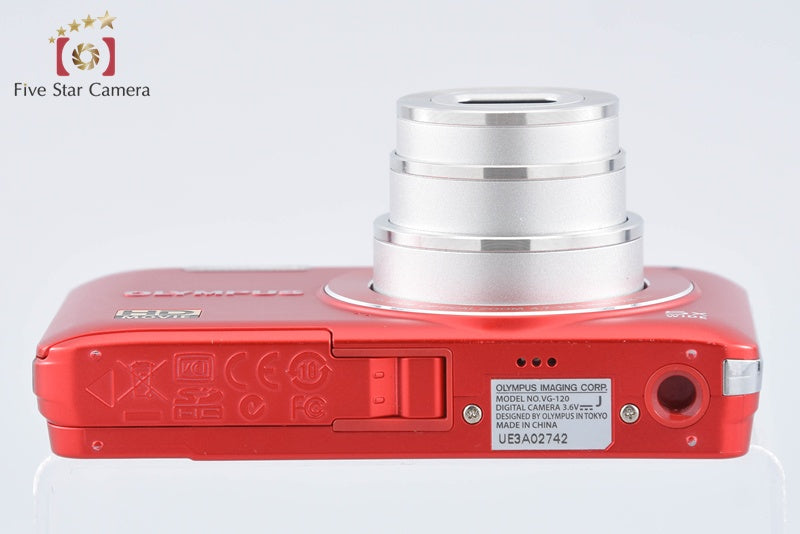 Olympus VG-120 Red 16.0 MP Digital Camera from Japan