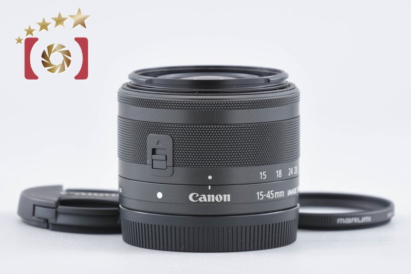 Canon EF-M 15-45mm f/3.5-6.3 IS STM Black from Japan