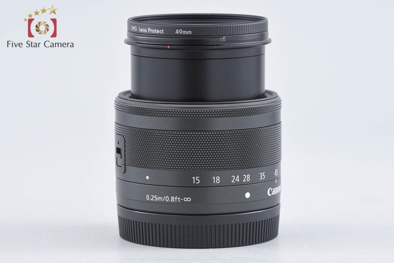 Canon EF-M 15-45mm f/3.5-6.3 IS STM Black from Japan