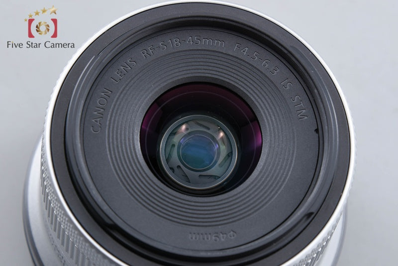 Canon RF-S 18-45mm f/4.5-6.3 IS STM Silver from Japan