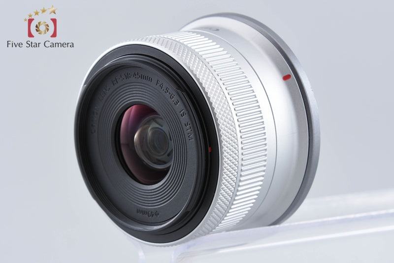 Canon RF-S 18-45mm f/4.5-6.3 IS STM Silver from Japan
