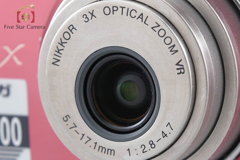 Nikon COOLPIX S510 Raspberry Red 8.1 MP Digital Camera from Japan