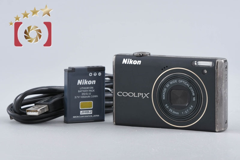 Nikon COOLPIX S640 Deep Black 12.2 MP Digital Camera from Japan