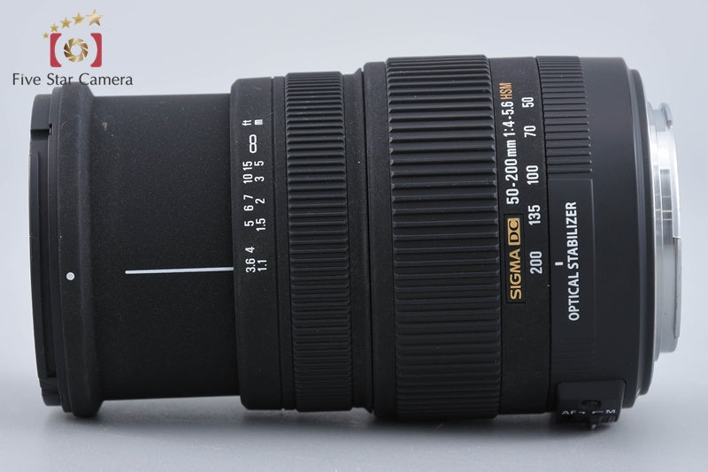 Sigma 50-200mm f/4-5.6 DC OS HSM for Canon from Japan