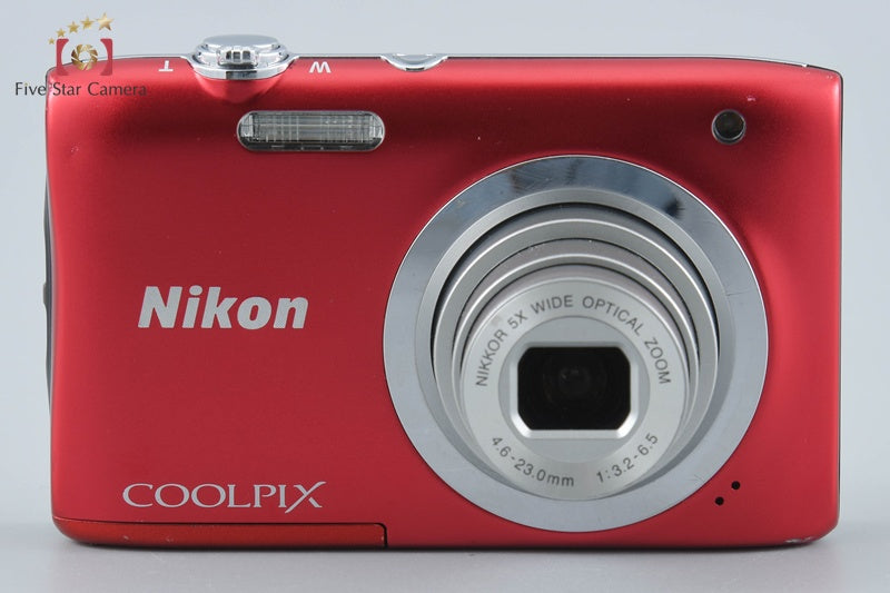 Nikon COOLPIX A100 Red 20.1 MP Digital Camera from Japan