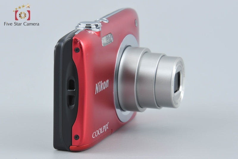 Nikon COOLPIX A100 Red 20.1 MP Digital Camera from Japan