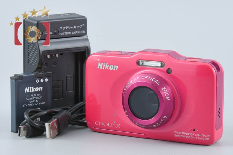 Nikon COOLPIX S31 Pink 10.1 MP Digital Camera from Japan