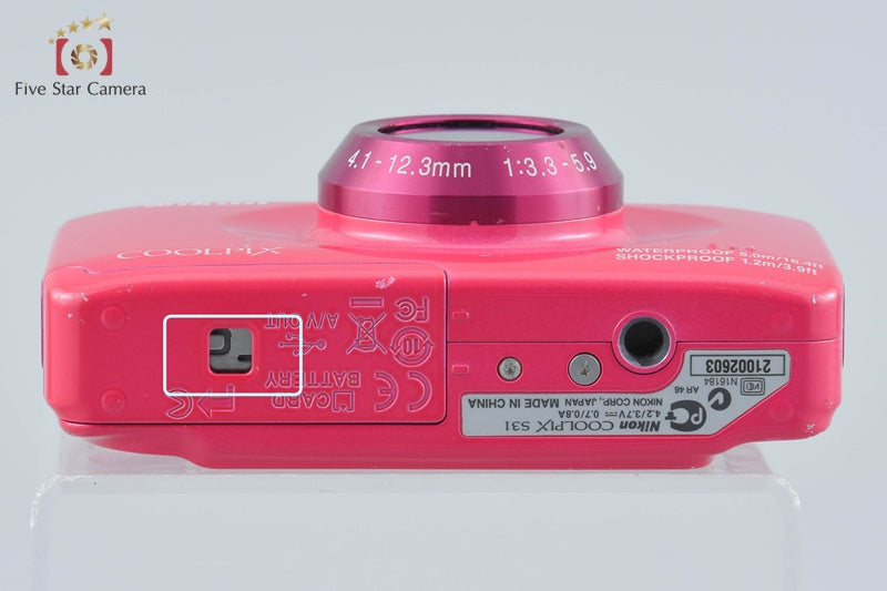 Nikon COOLPIX S31 Pink 10.1 MP Digital Camera from Japan