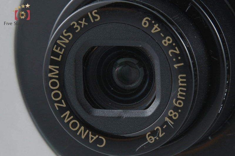Canon IXY DIGITAL 25 IS Black 10.0 MP Digital Camera from Japan