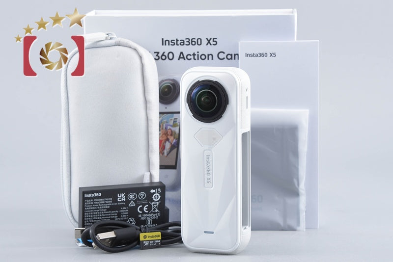 Arashi Vision insta360 X5 Satin White Limited Edition Action Camera from Japan
