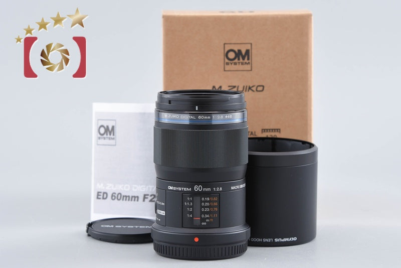 OM SYSTEM OLYMPIS M.ZUIKO DIGITAL ED 60mm f/2.8 Macro w/ Box from Japan